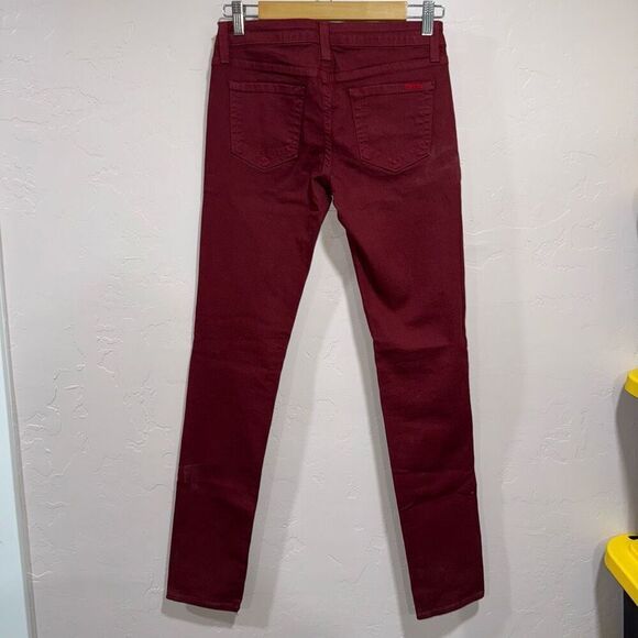NEW GJG Denin Maroon Skinny Jeans Size 5 - Picture 4 of 8